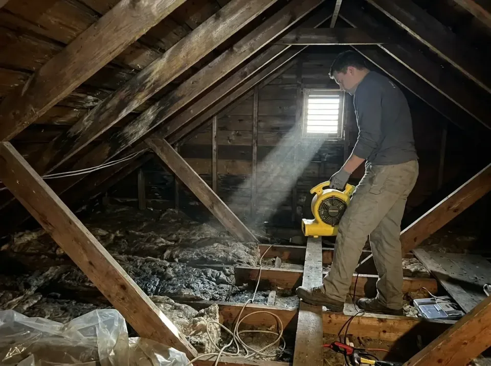 attic-water-damage-drying-proc-007 — frequently asked questions, Emergency Water Extraction & 24/7 Flood Response in Wedding…